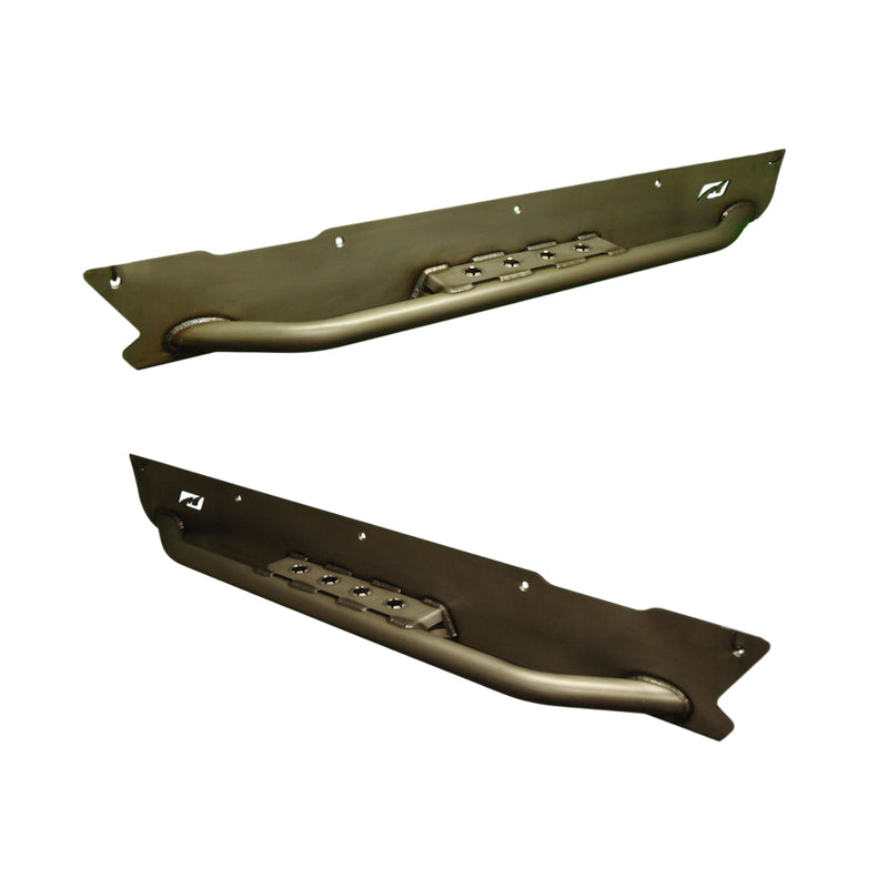Protectores de roca de largo completo con estribo tubular para Jeep TJ