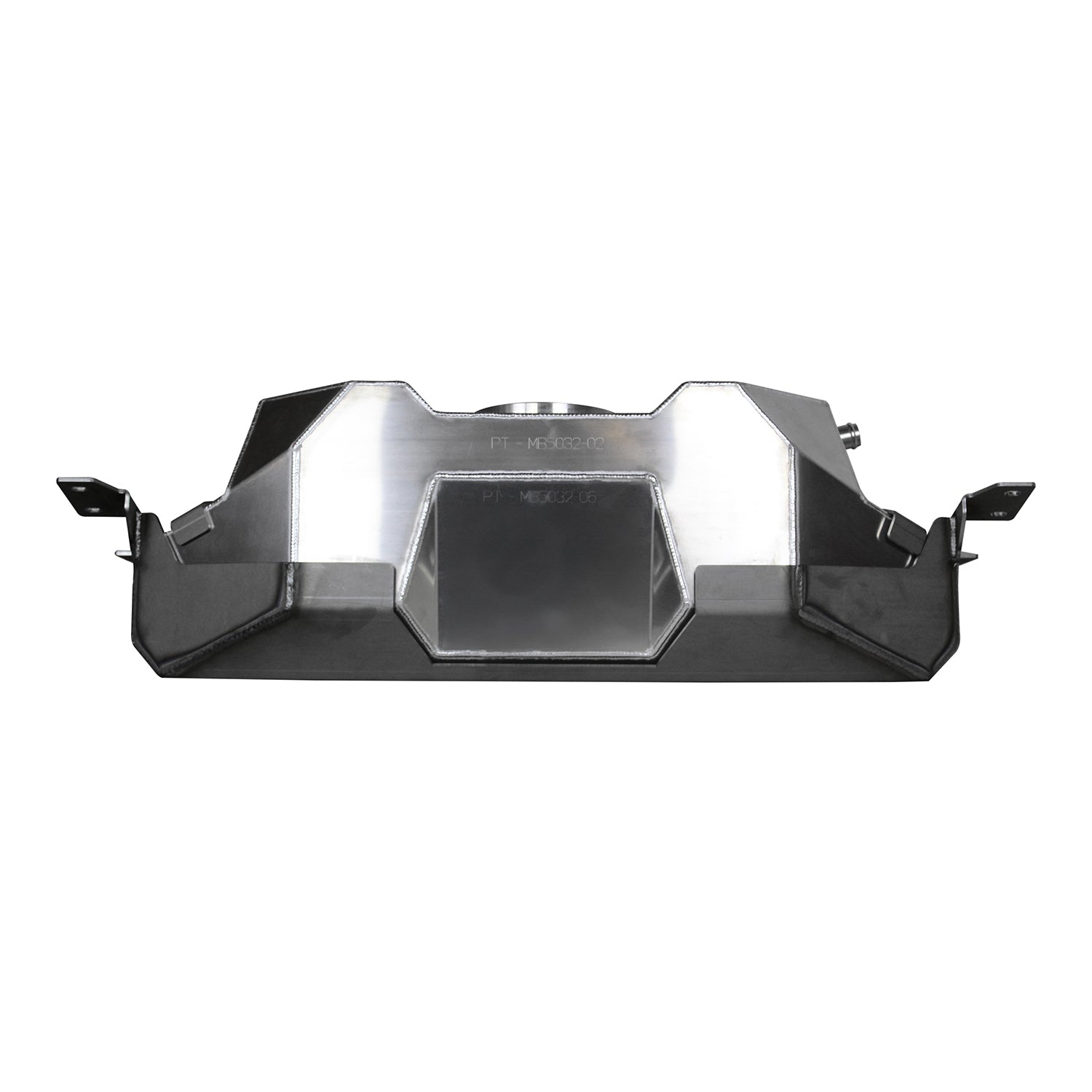 Depósito de combustible trasero Motobilt con placa protectora para chasis de fábrica Jeep Wrangler JK / JKU