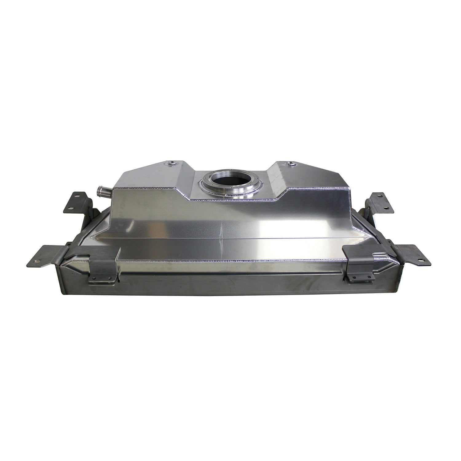 Depósito de combustible trasero Motobilt con placa protectora para chasis de fábrica Jeep Wrangler JK / JKU