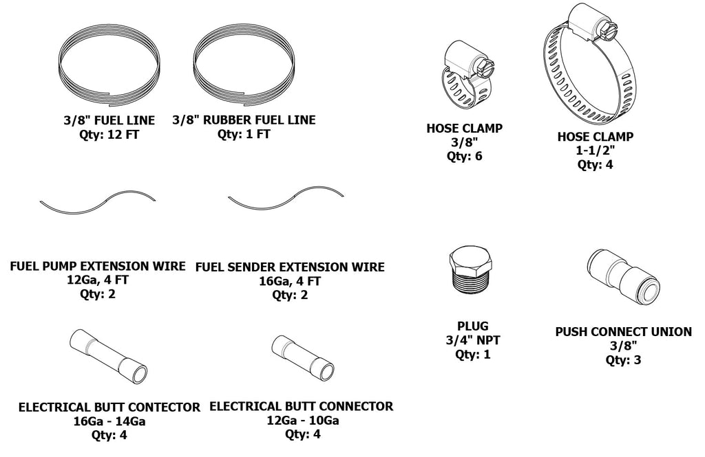 2012-2018 JKU Fuel Line and EVAP Modification