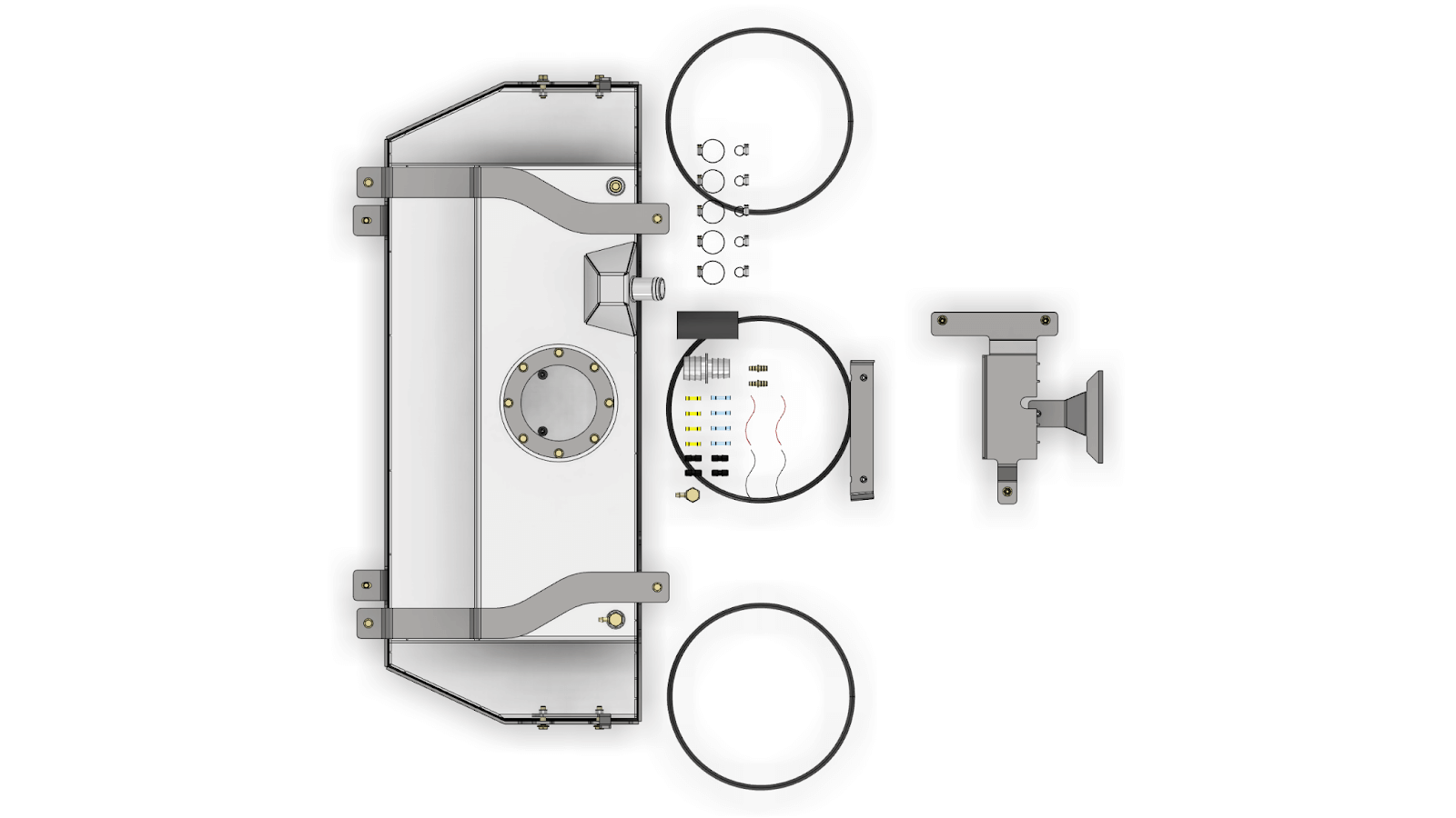 Motobilt Jeep Gladiator JT Fuel Cell 4 Link Suspension