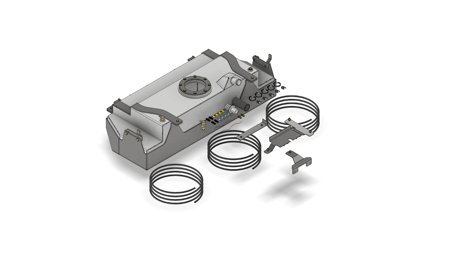 Motobilt Jeep Gladiator JT Fuel Cell 4 Link Suspension