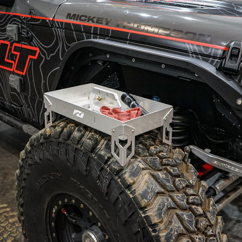 Tire Tool Tray - Aluminum