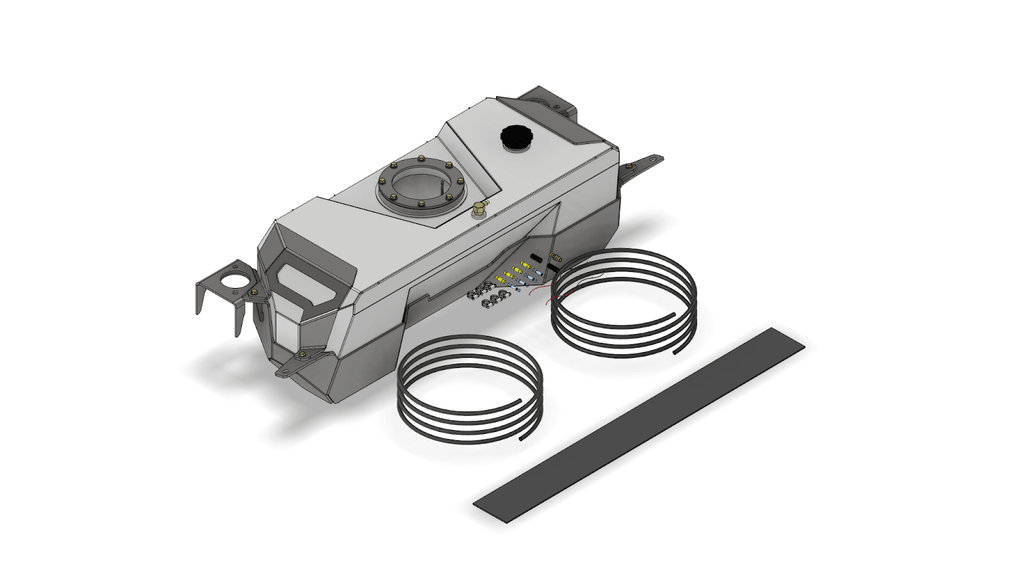 Tomahawk Rear Stretch Fuel Tank for Jeep JK