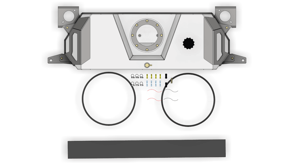 Tomahawk Rear Stretch Fuel Tank for Jeep JK
