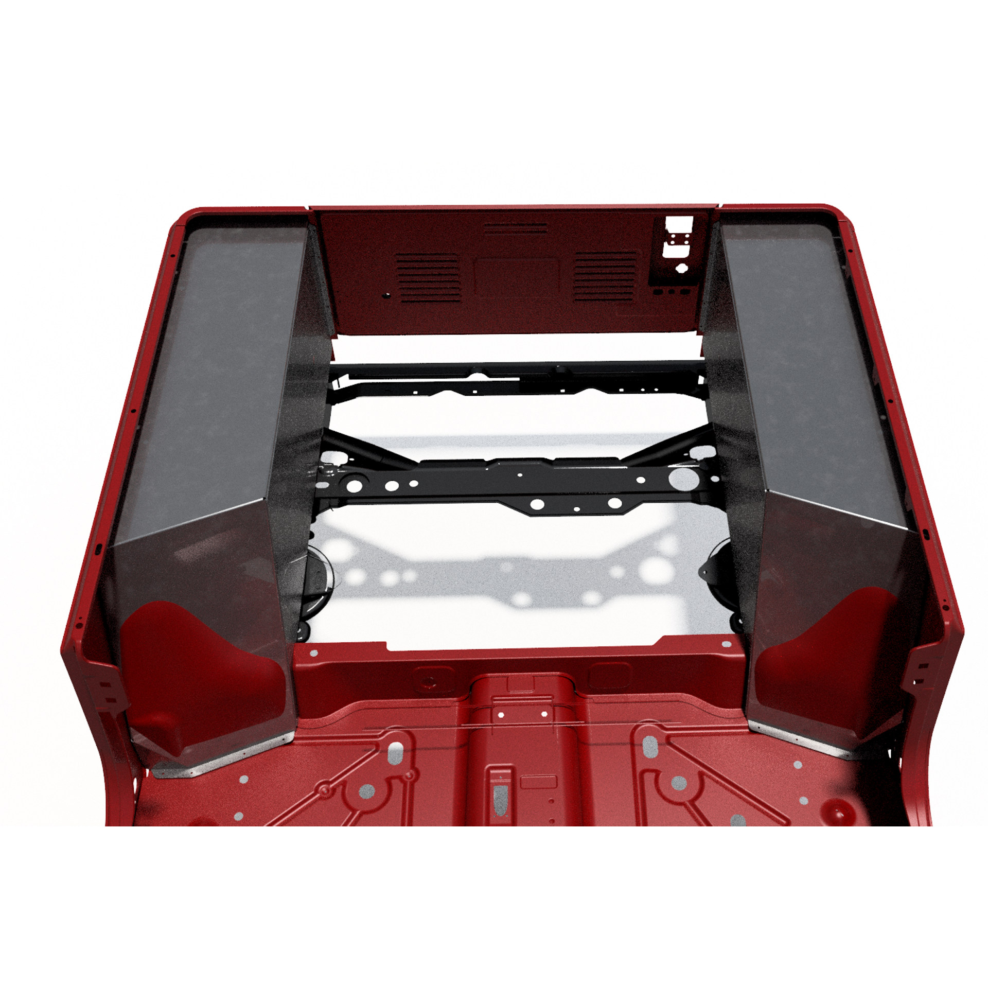 Guardabarros interior trasero alto y transparente para Jeep TJ