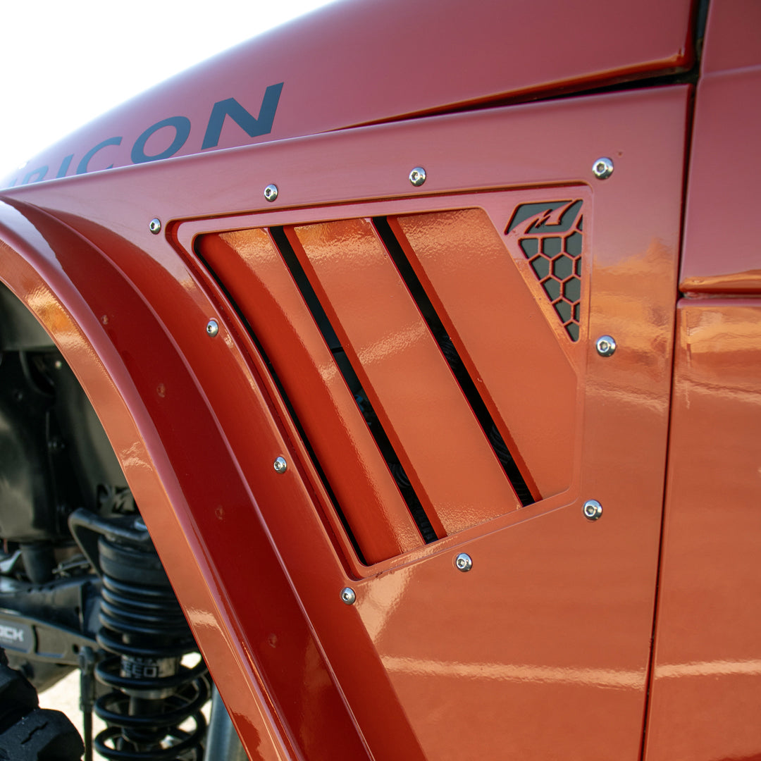 Hatchet High Line Front Fenders 2" Flare for Jeep TJ/LJ - Aluminum