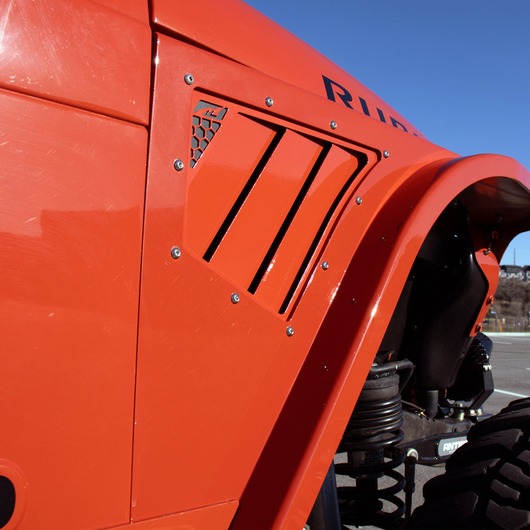 Louvered Side Vent Kit for Motobilt YJ/TJ Hatchet Fenders