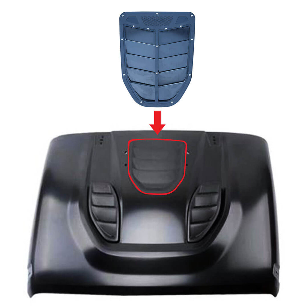 Motobilt rejilla central para cofre: compatible con el cofre JK de Rock Monster USA