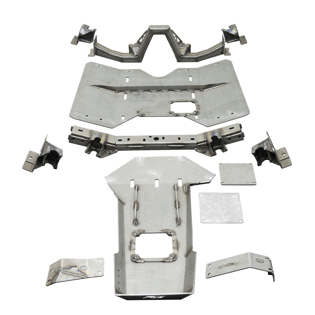 Kit de soportes de suspensión de 4 enlaces y protección de bajos - para Jeep JKU 2007-2011