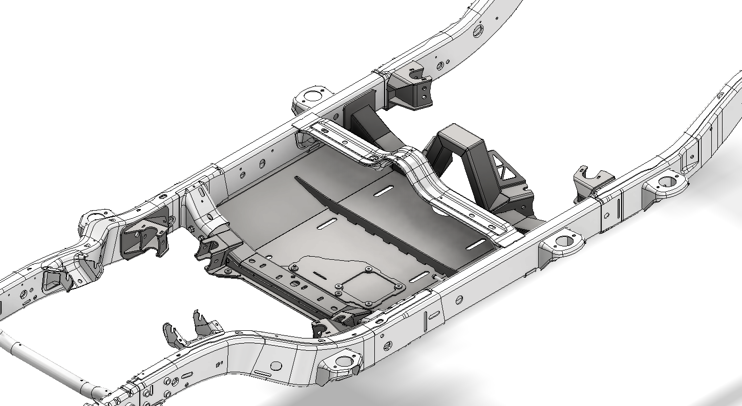 Kit de soportes de suspensión de 4 enlaces y protección de bajos - para Jeep JKU 2007-2011
