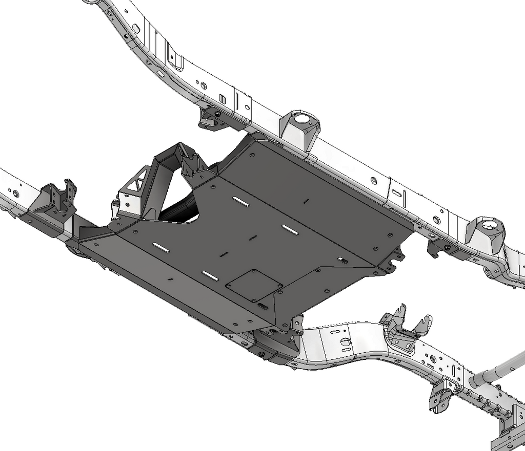 Kit de soportes de suspensión de 4 enlaces y protección de bajos - para Jeep JKU 2007-2011