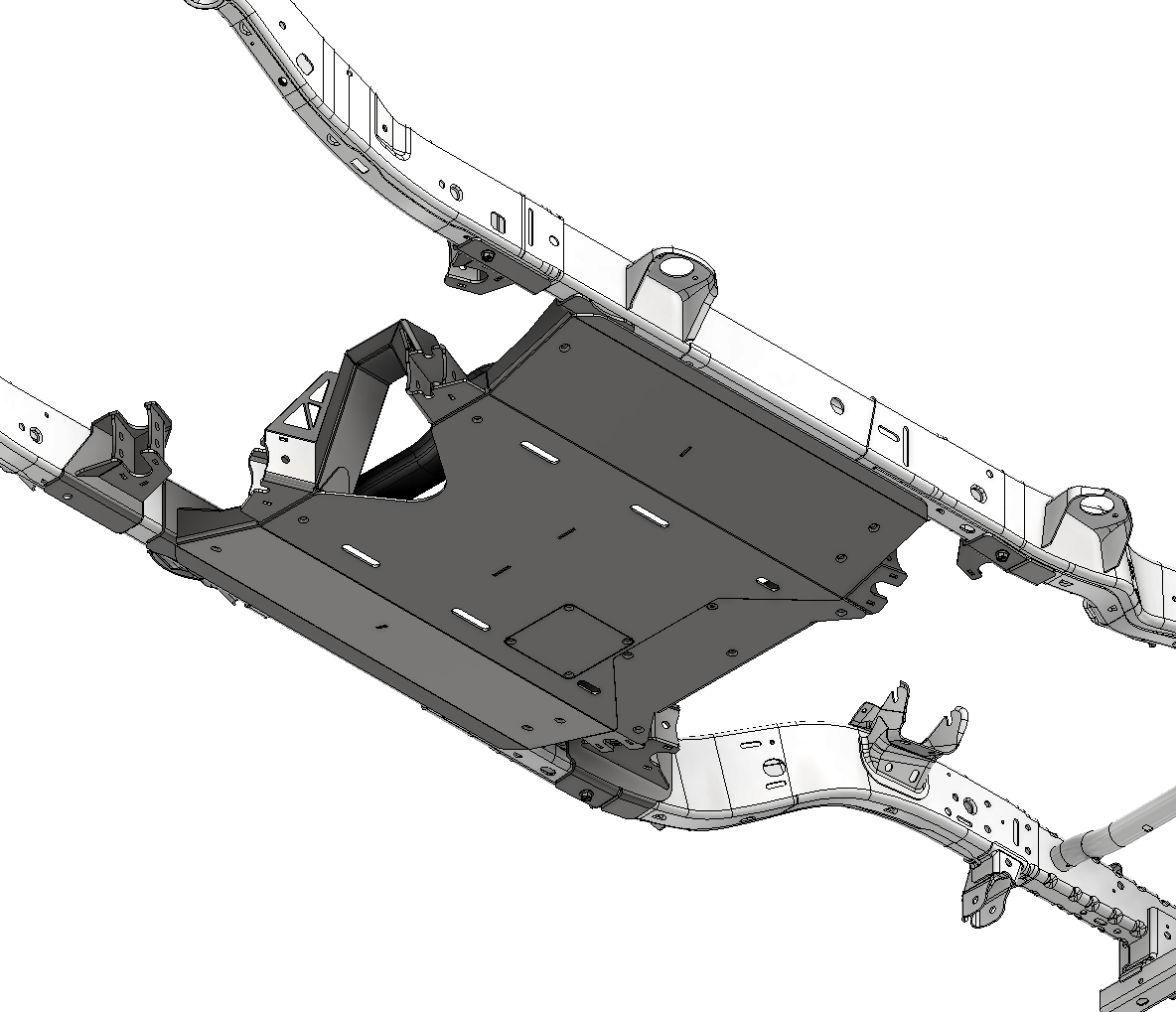 Kit de soportes de suspensión de 4 enlaces y protección de bajos - para Jeep JKU 2007-2011