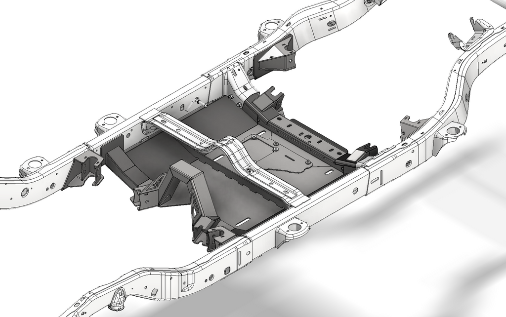 Kit de soportes de suspensión de 4 enlaces y protección de bajos - para Jeep JKU 2007-2011