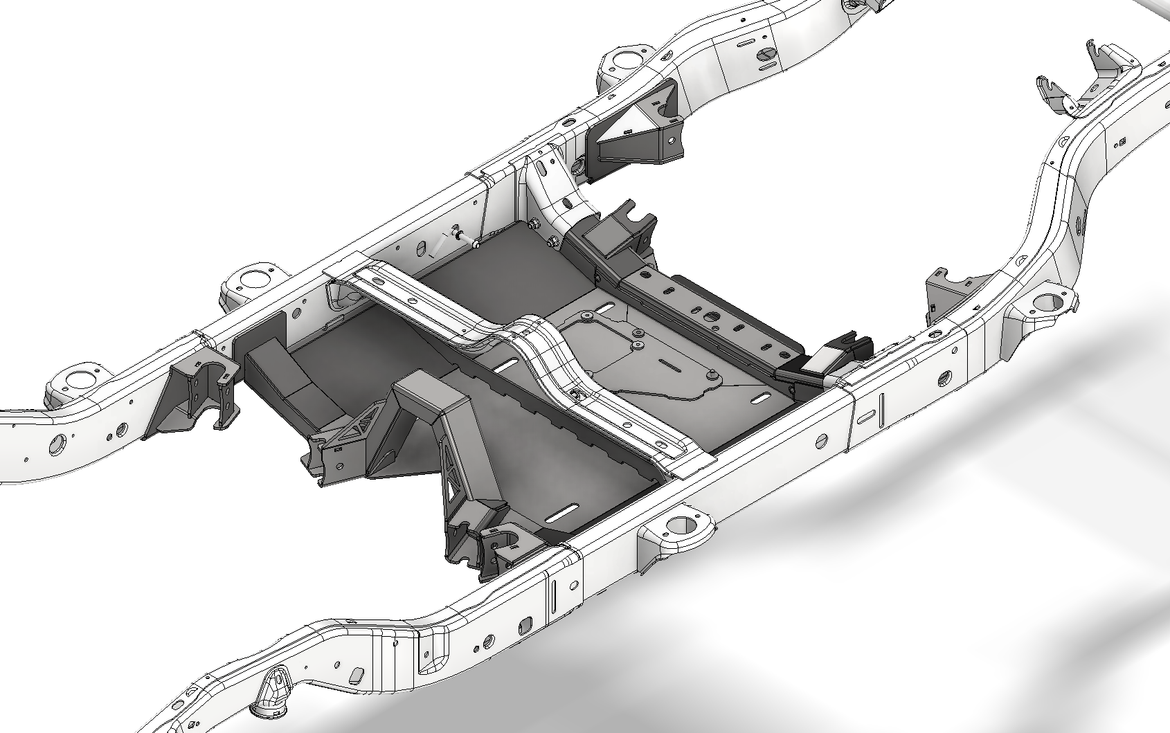 Kit de soportes de suspensión de 4 enlaces y protección de bajos - para Jeep JKU 2007-2011