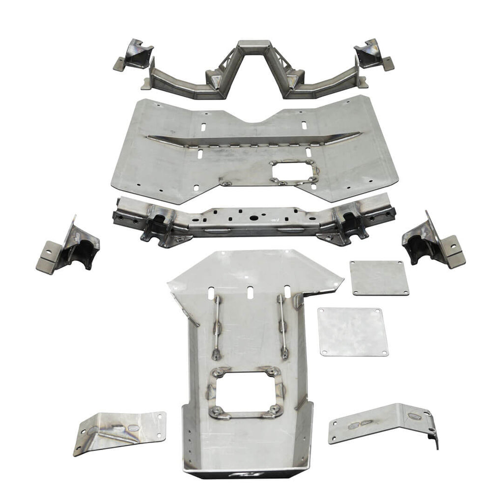 Kit de soportes de suspensión de 4 puntos y placa protectora para Jeep JKU 2012-2018