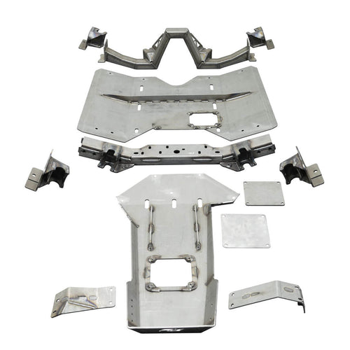 Kit de soportes de suspensión de 4 puntos y placa protectora para Jeep JKU 2012-2018