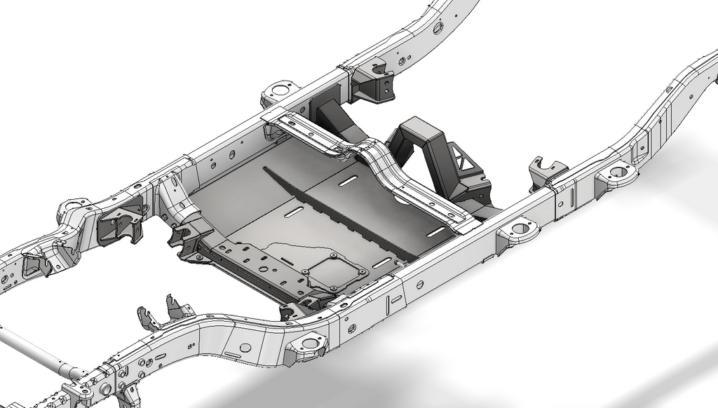 Kit de soportes de suspensión de 4 puntos y placa protectora para Jeep JKU 2012-2018