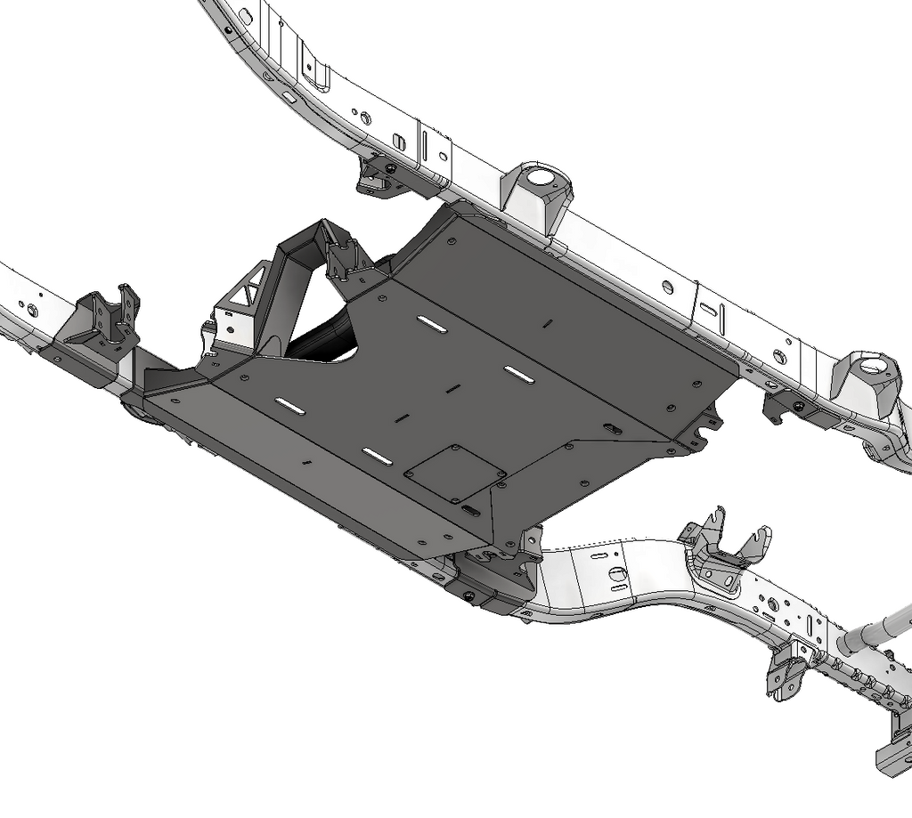 Kit de soportes de suspensión de 4 puntos y placa protectora para Jeep JKU 2012-2018