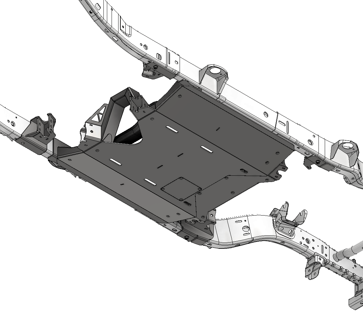 Kit de soportes de suspensión de 4 puntos y placa protectora para Jeep JKU 2012-2018