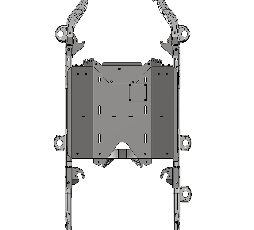 Kit de soportes de suspensión de 4 puntos y placa protectora para Jeep JKU 2012-2018