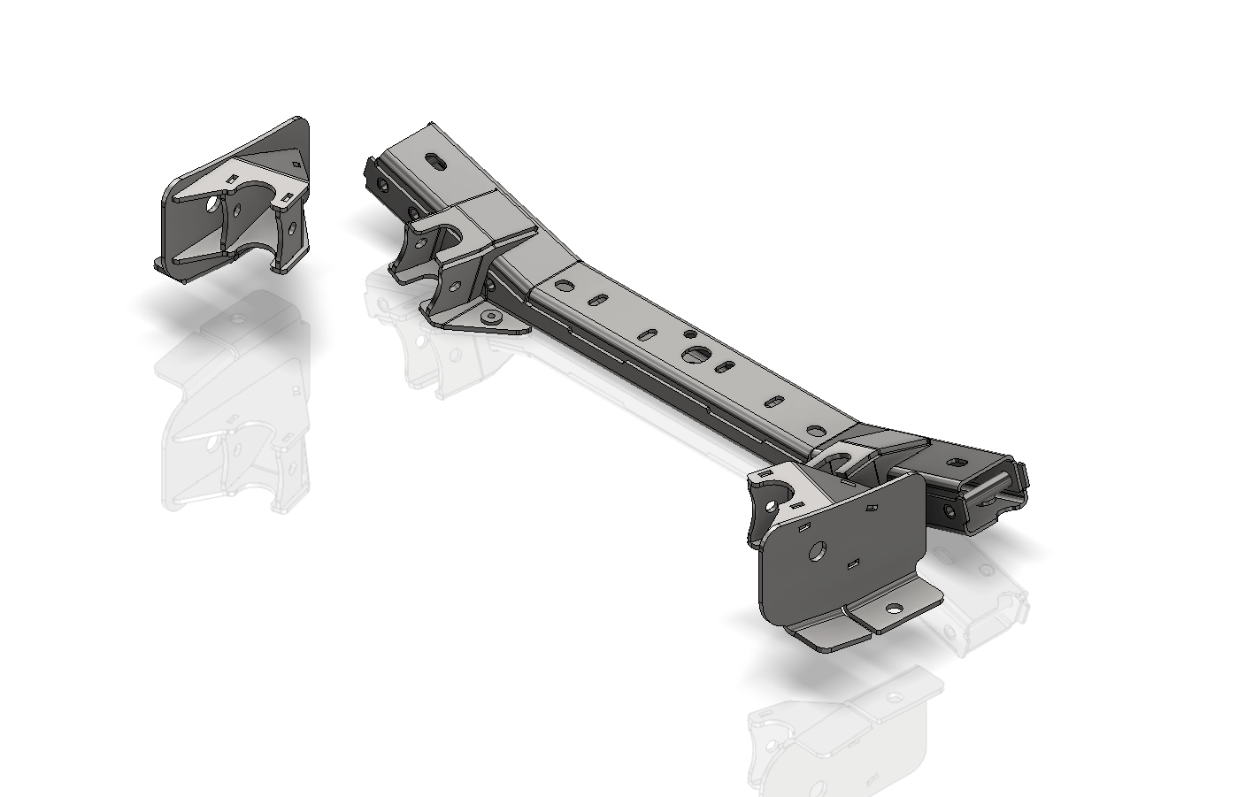 Soportes de suspensión delantera de 4 puntos con travesaño de transmisión para Jeep JK/JKU 2007-2011