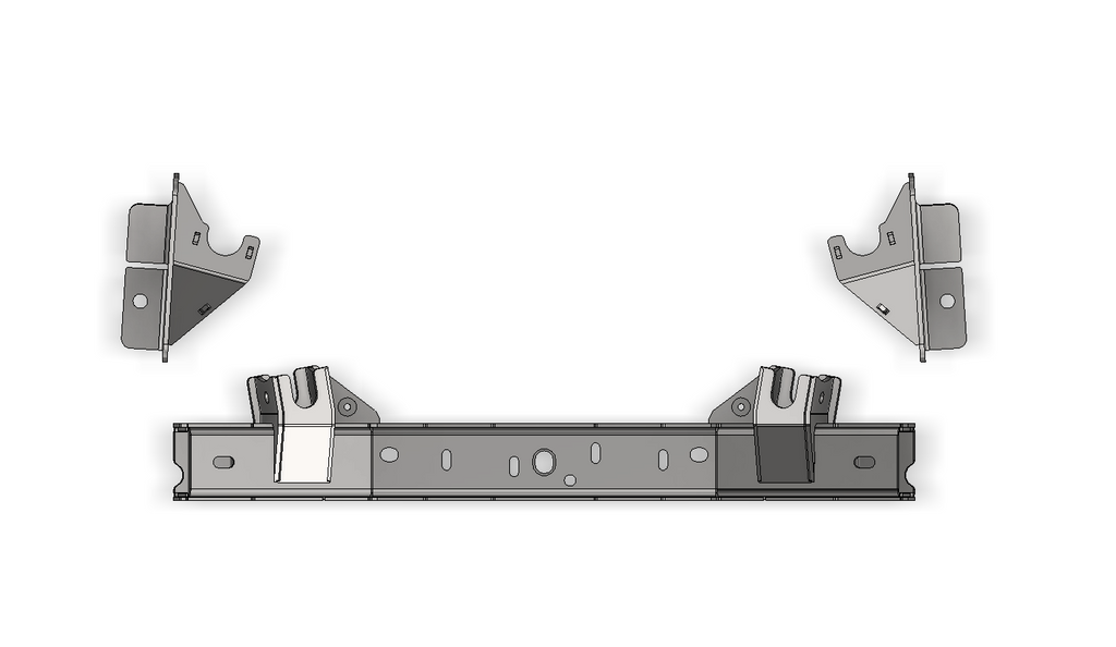 Soportes de suspensión delantera de 4 puntos con travesaño de transmisión para Jeep JK/JKU 2007-2011