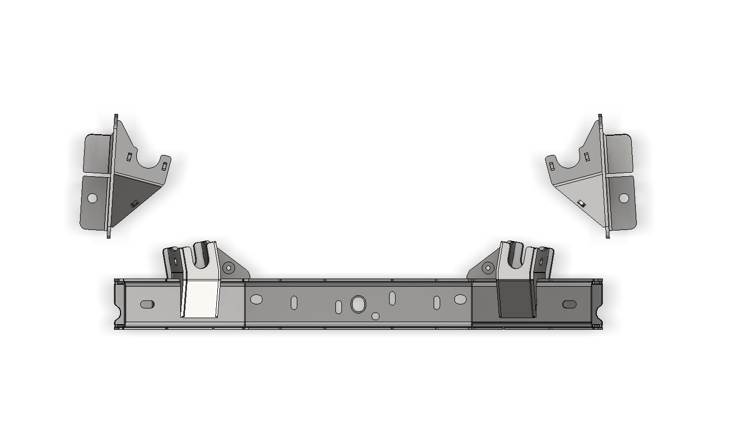 Soportes de suspensión delantera de 4 puntos con travesaño de transmisión para Jeep JK/JKU 2007-2011
