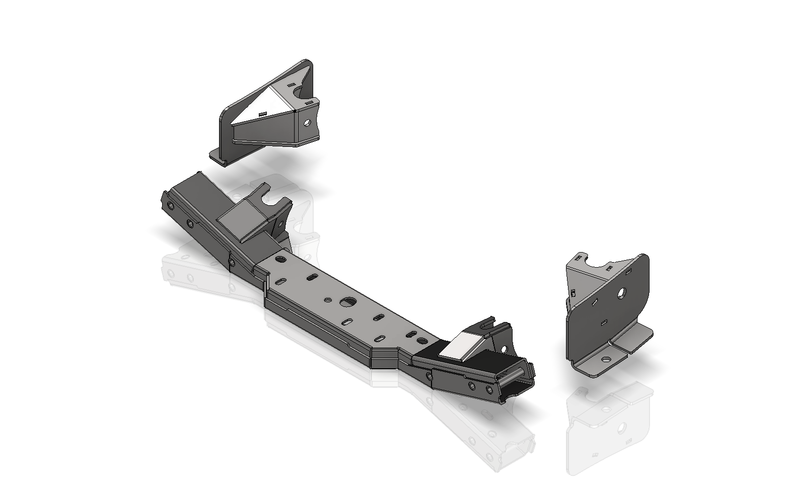 Soportes de Suspensión Delantera de 4 Brazos con Travesaño de Transmisión para Jeep JK/JKU 2012-2018