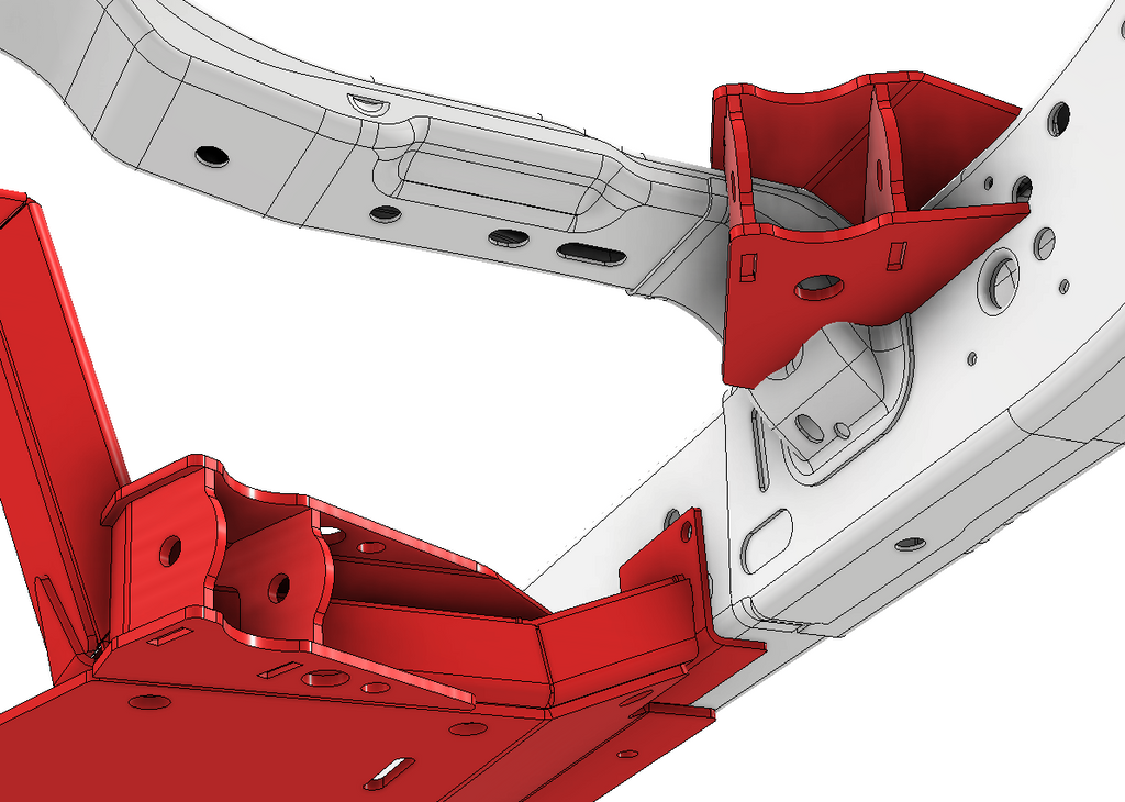 4 Link Suspension Bracket & Skid Kit for Jeep JLU