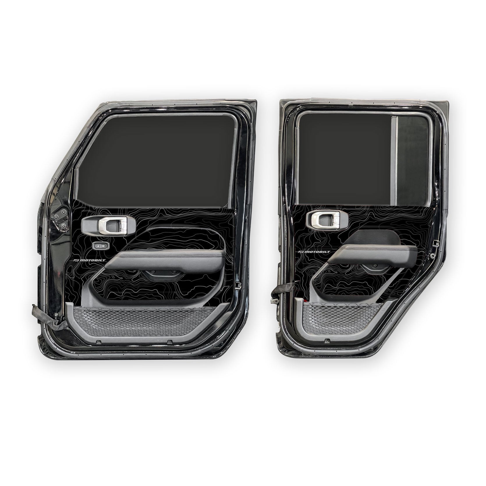 MotoSkinz - Gráficos para el interior de las puertas para Jeep JLU / JT