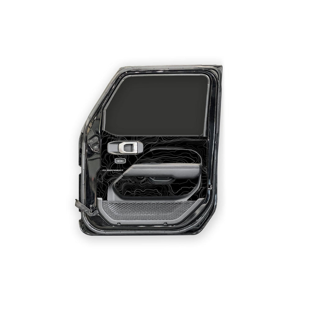 MotoSkinz - Gráficos Interiores de Puerta para Jeep JL - 2 Puertas
