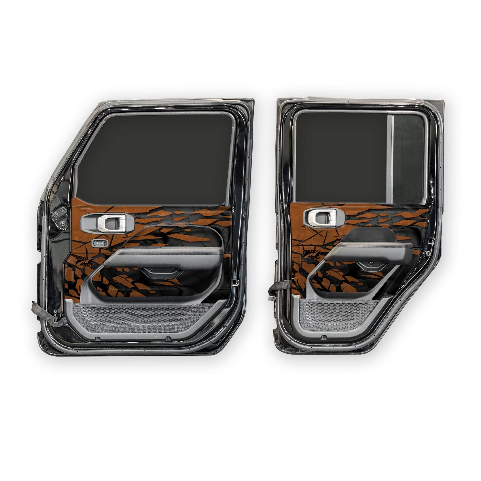 MotoSkinz - Gráficos para el interior de las puertas para Jeep JLU / JT