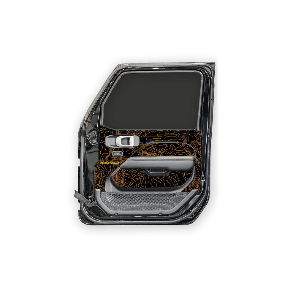 MotoSkinz - Gráficos Interiores de Puerta para Jeep JL - 2 Puertas