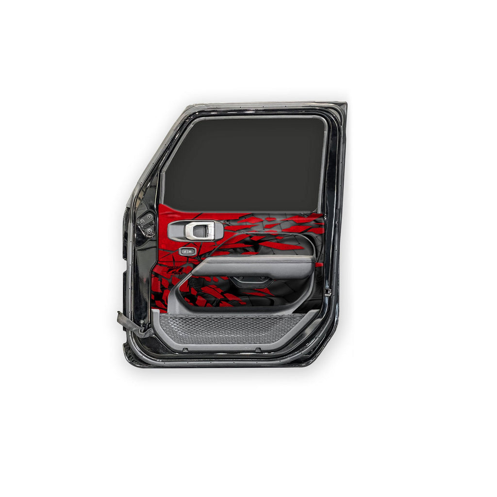 MotoSkinz - Gráficos Interiores de Puerta para Jeep JL - 2 Puertas