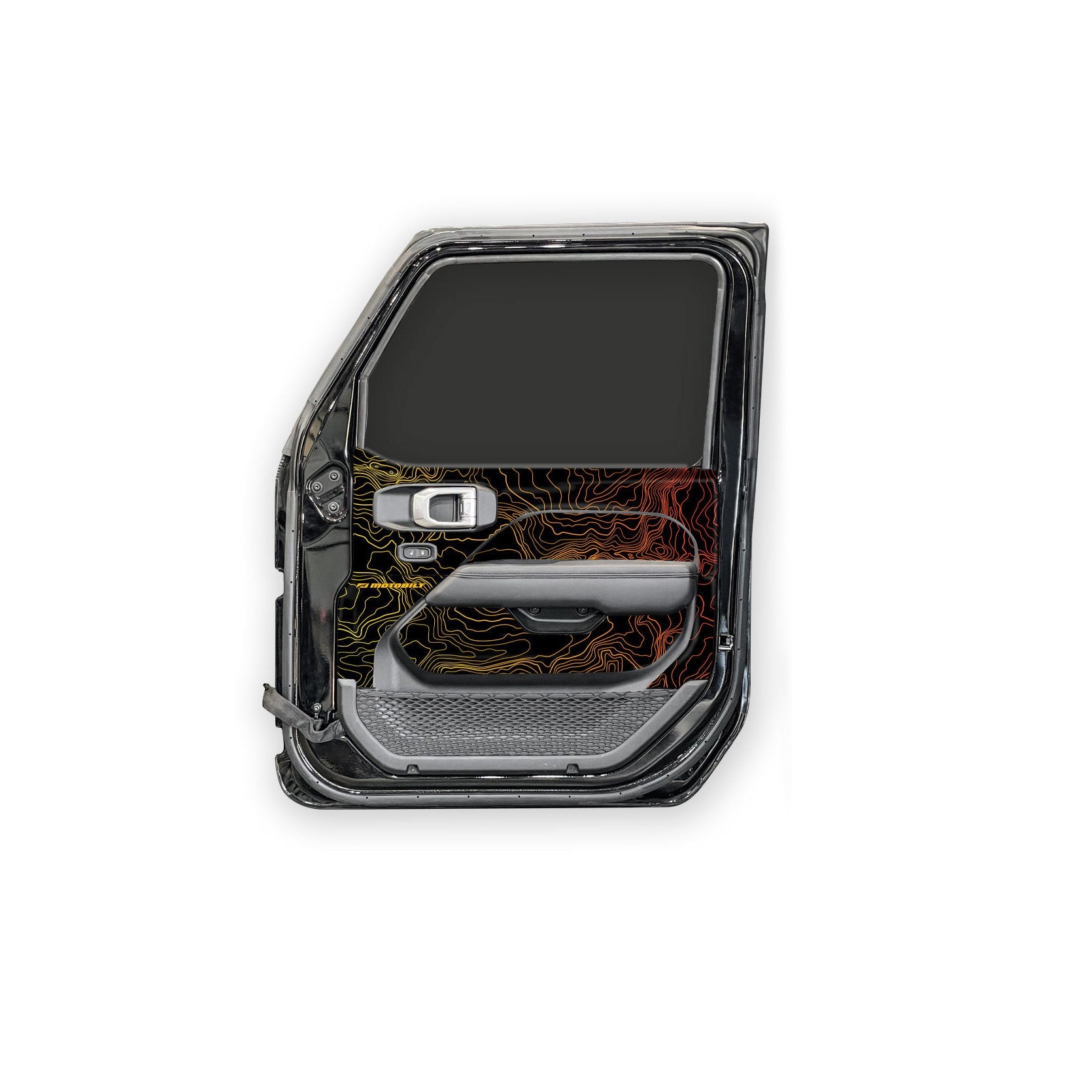 MotoSkinz - Gráficos Interiores de Puerta para Jeep JL - 2 Puertas