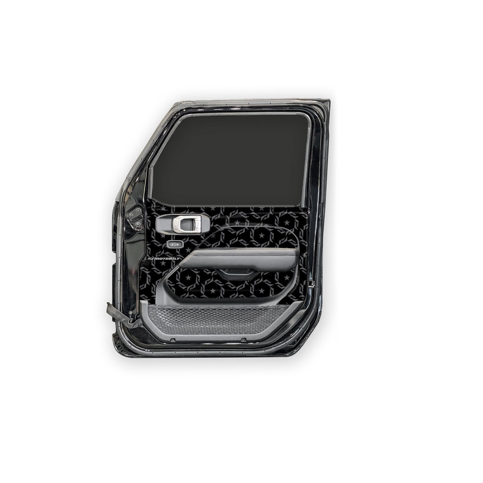 MotoSkinz - Gráficos Interiores de Puerta para Jeep JL - 2 Puertas