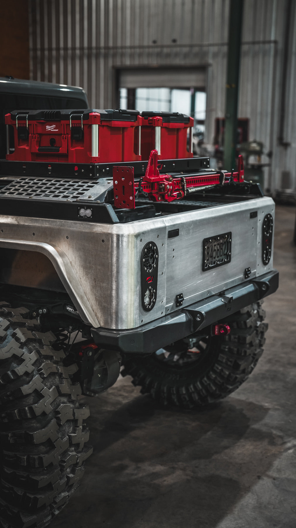 Porta neumático Motobed de 5 pernos para caja de reemplazo del Jeep JT Gladiator