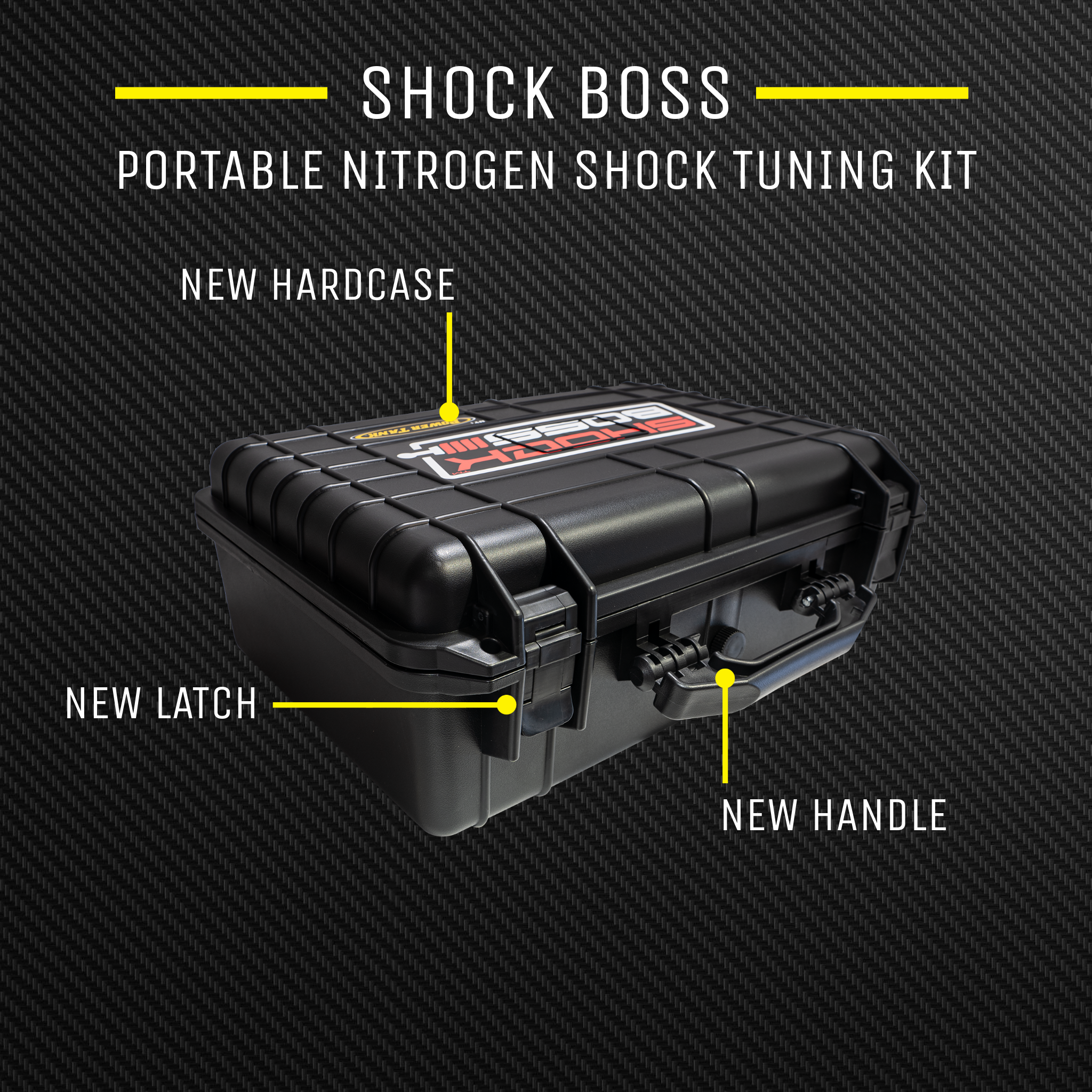 Power Tank Shock Boss™ V2 - Portable Nitrogen Shock Tuning Kit