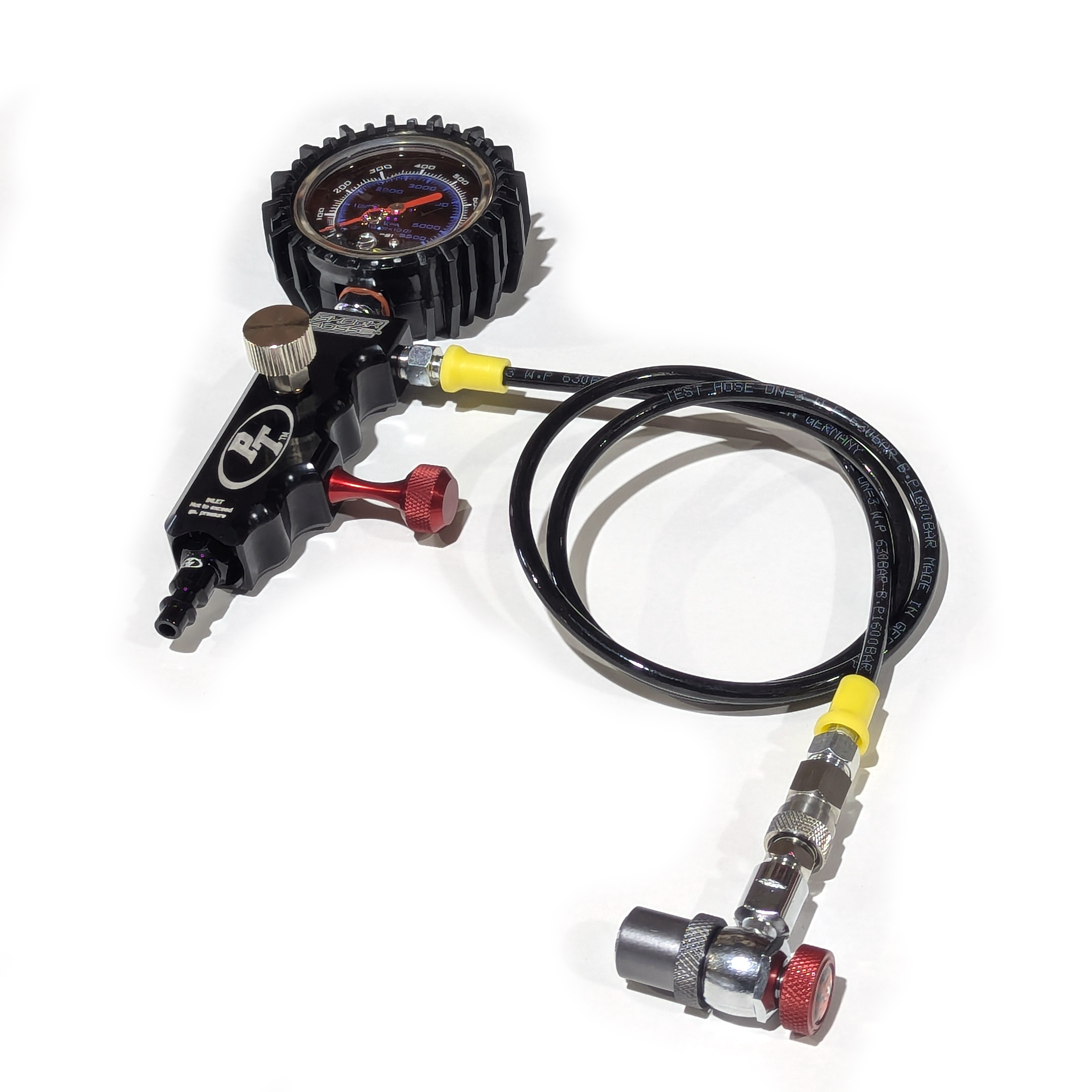 Power Tank Shock Inflator with Gauge Tool