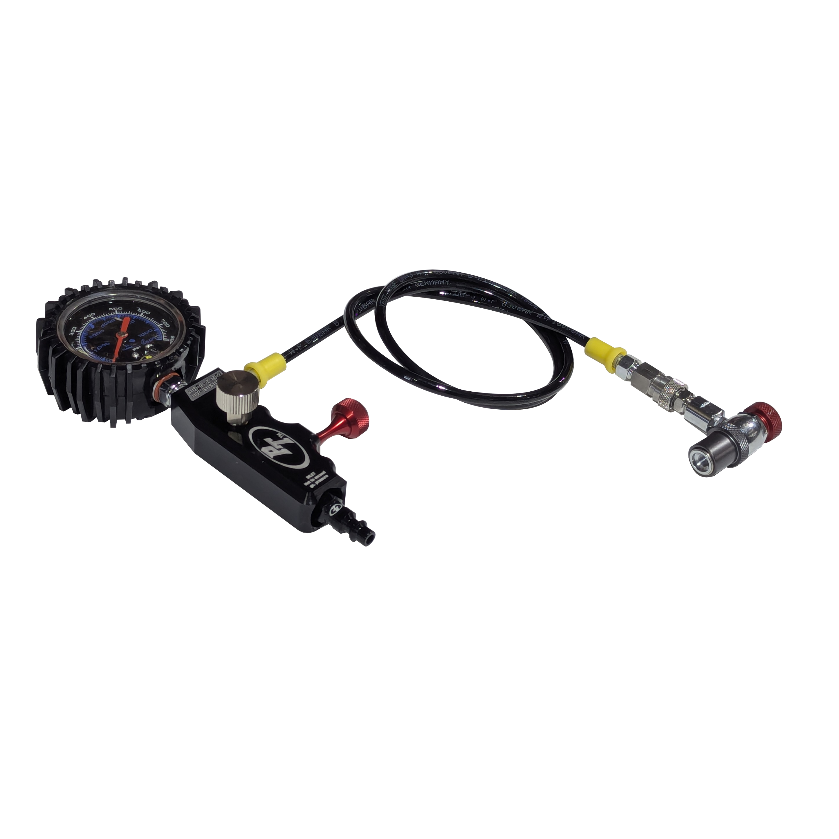 Power Tank Shock Inflator with Gauge Tool