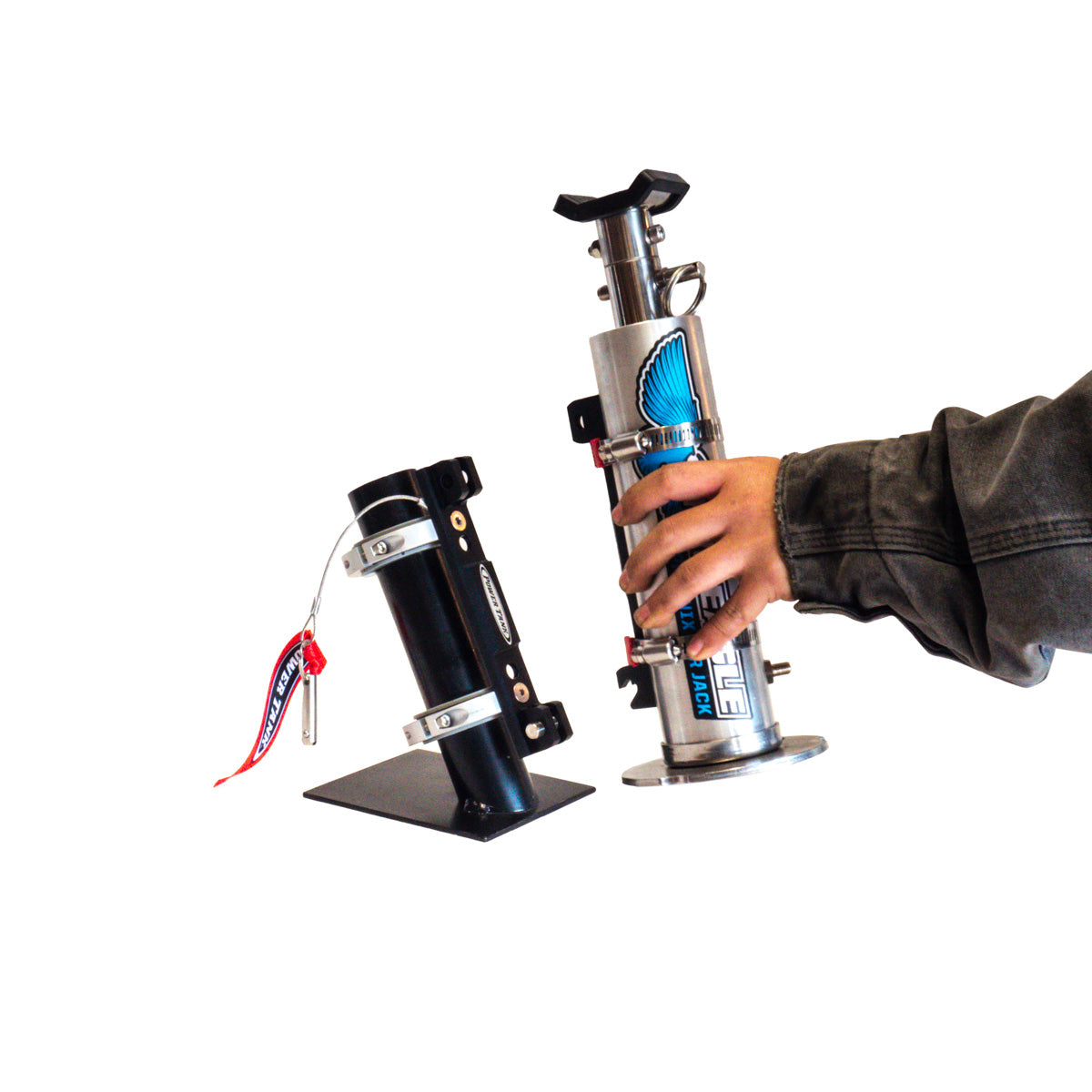 Power Tank Quick-Release Bracket - 2.5 lb ABC Fire Exinguisher, Power Shot, Pro Eagle Phoenix CO2 Jack