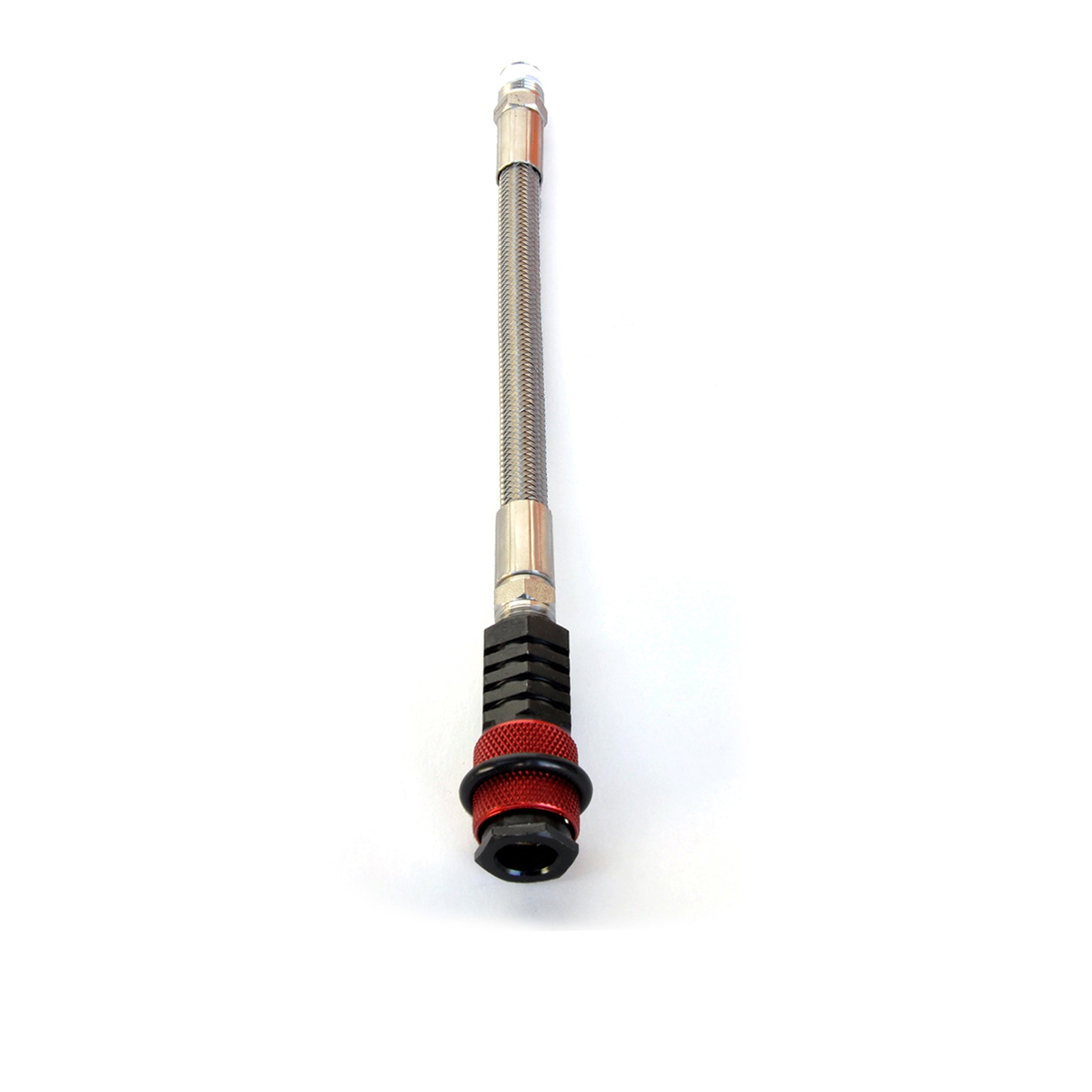 Power Tank SUPER Stiffy Regulator Coupler Upgrade - 10" Stainless Steel Braided Super Coupler Extension