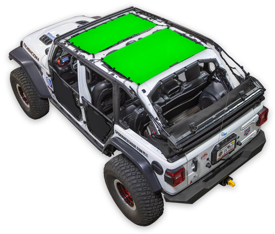 Jeep Wrangler JLU 4-Door Sun Shade Solid Color Shade Top (2018–2026)