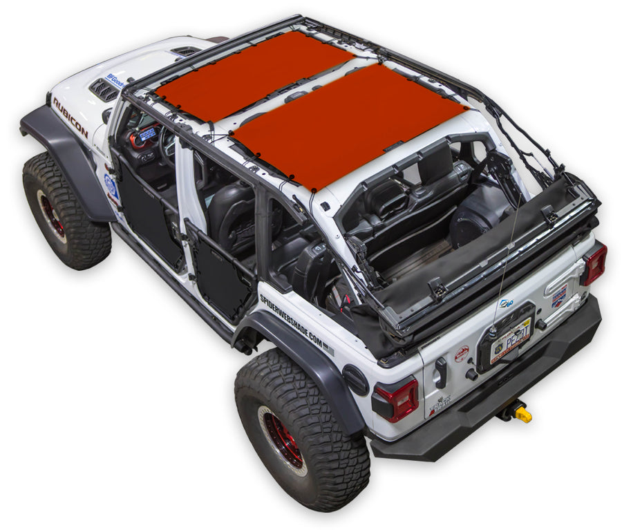 Jeep Wrangler JLU 4-Door Sun Shade Solid Color Shade Top (2018–2026)