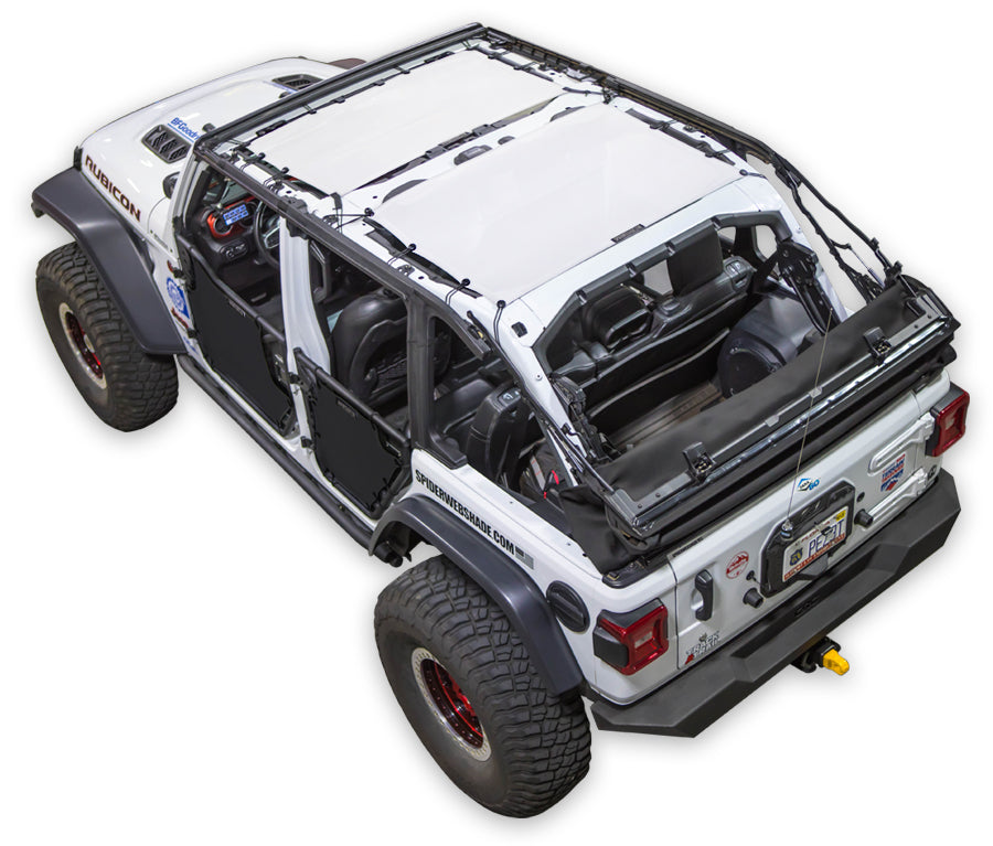 Jeep Wrangler JLU 4-Door Sun Shade Solid Color Shade Top (2018–2026)