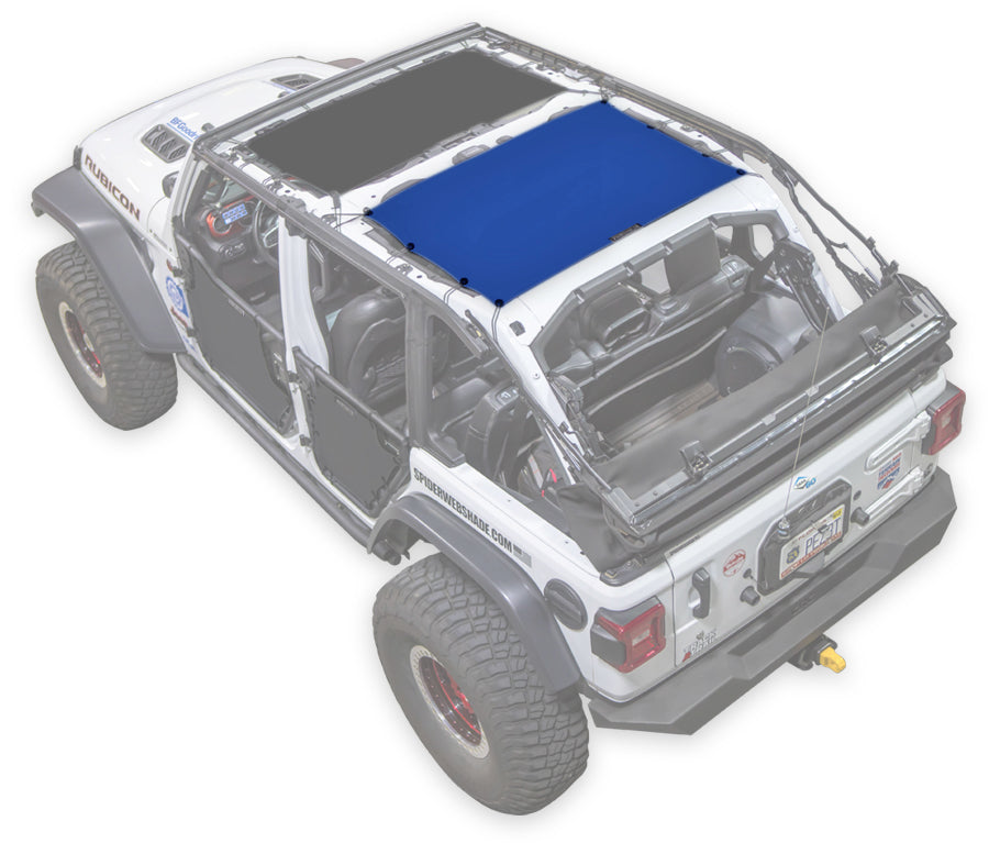 Jeep Wrangler JLU 4-Door Sun Shade Solid Color Shade Top (2018–2026)