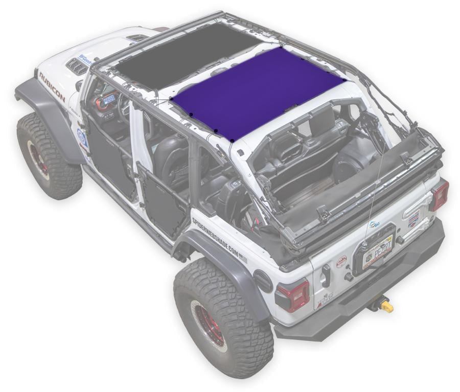 Jeep Wrangler JLU 4-Door Sun Shade Solid Color Shade Top (2018–2026)