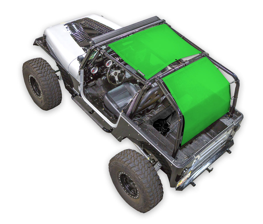 Jeep Wrangler YJ Sun Shade Solid Color Shade Top (1987–1996)