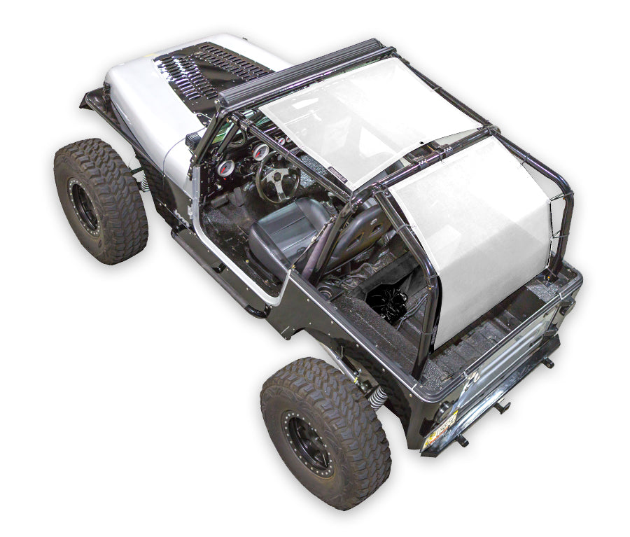 Jeep Wrangler YJ Sun Shade Solid Color Shade Top (1987–1996)